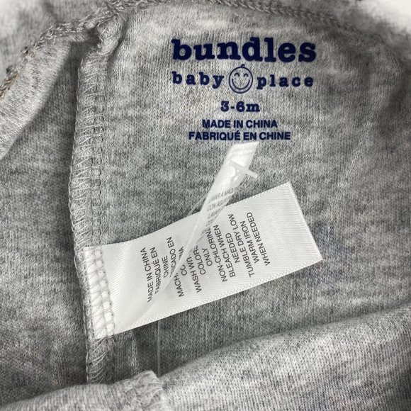 THE CHILDREN'S PLACE Bundles Baby Place Bulldog Bodysuit Pant 3 PC Set - Picture 14 of 16